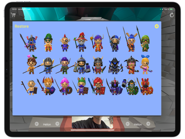 Two-player duel Grimace Hero