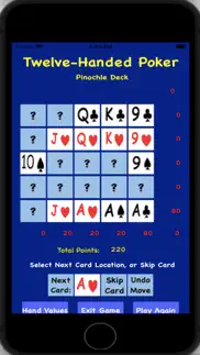 twelve-handed poker iphone screenshot 1