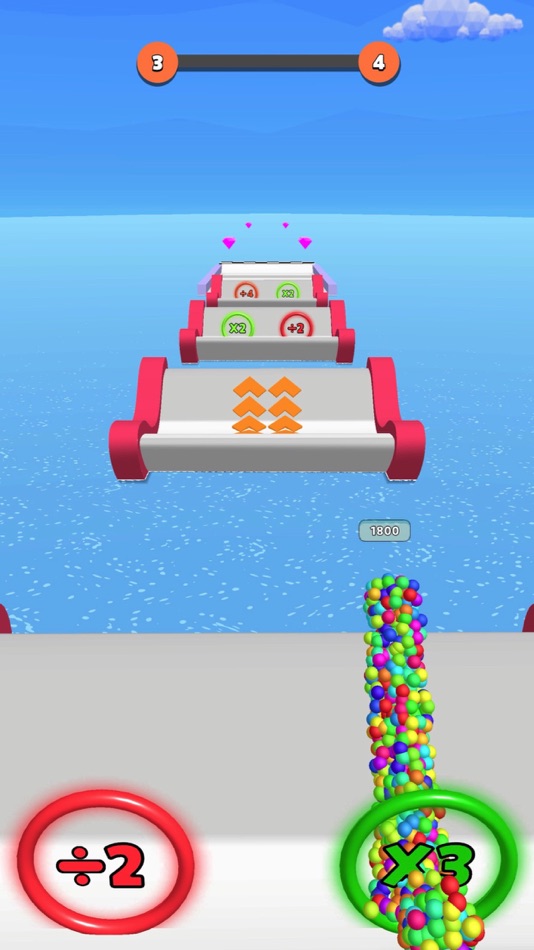 #2. Balls Multi Run (iOS) 由: Svyatoslav Fedoriv