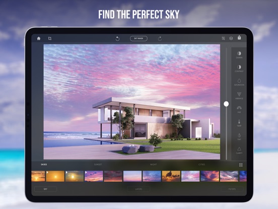 Infinite Skies Photo Editor iPad screenshot 5 - Photo & Video app