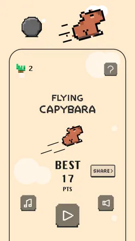 Game screenshot Flying Capybara apk
