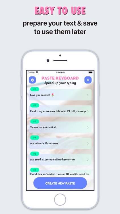Auto Paste Keyboard .