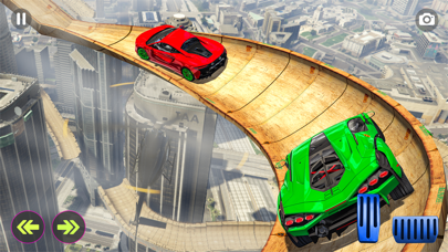 Crazy Car Stunt Sky Ramp Game Screenshot