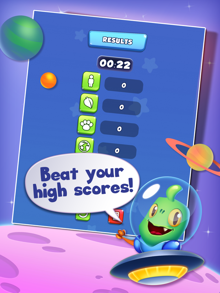 Planet Quest 5 Categories Fun