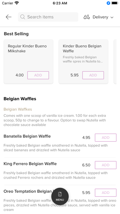 Flakes Dessert Parlour Screenshot