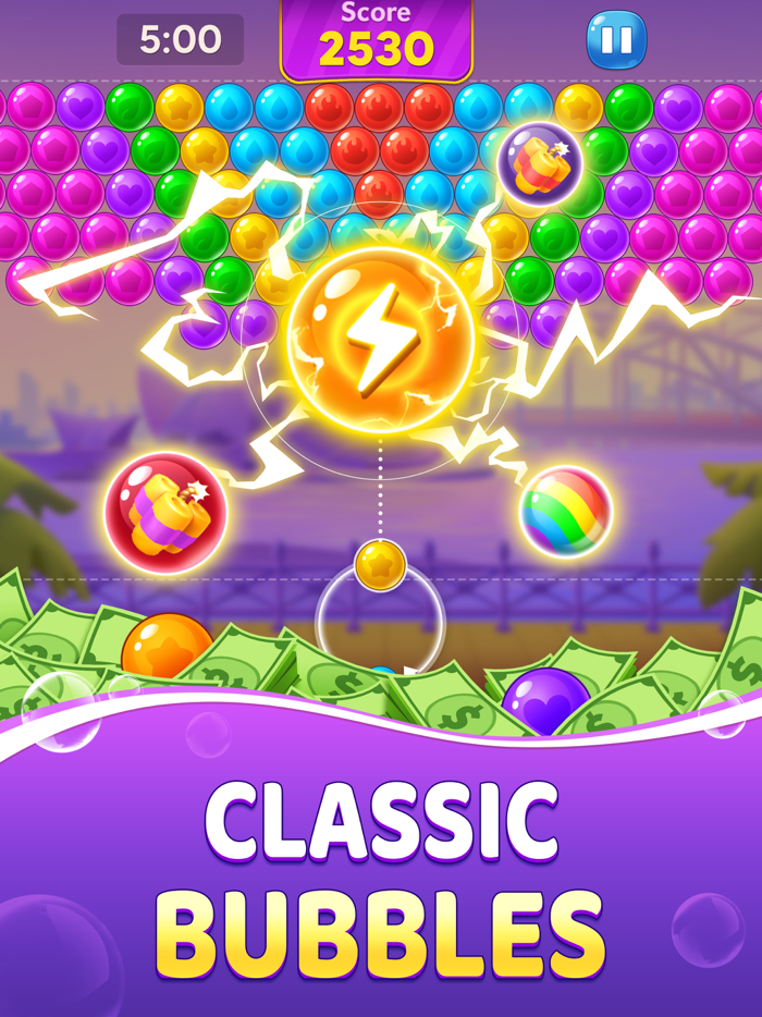 Bubble Clash Cash Prizes