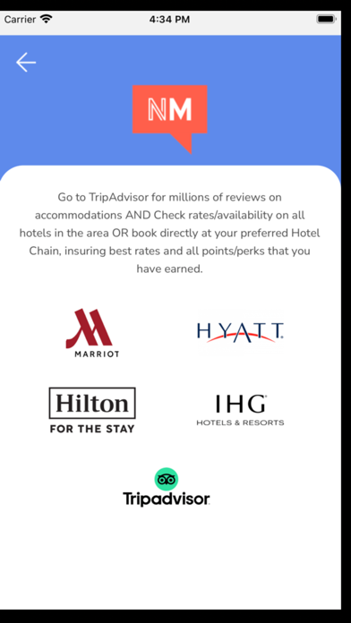NeatMeet iPhone screenshot 2 - Travel app