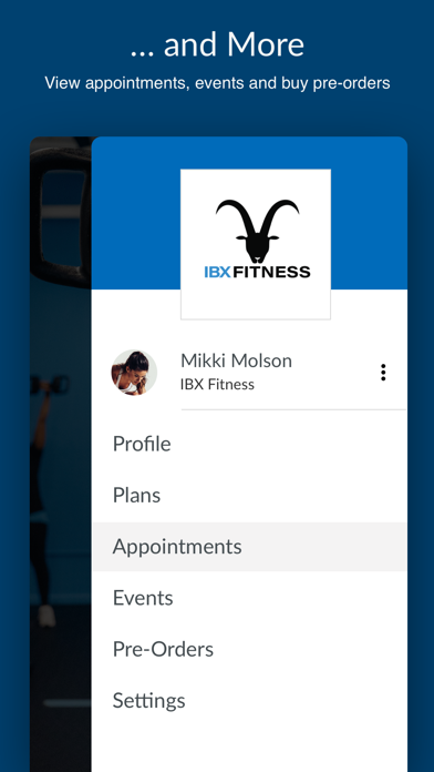 IBX Fitness Screenshot