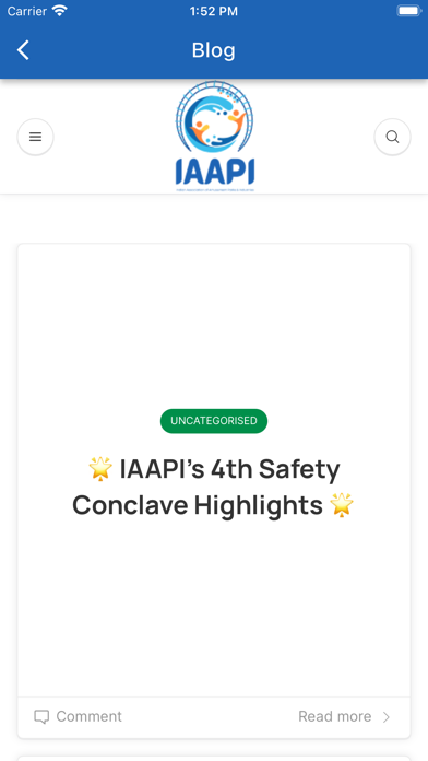 IAAPI Screenshot