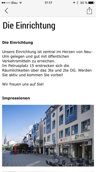 REHAMED NU Trainingszentrum Screenshot