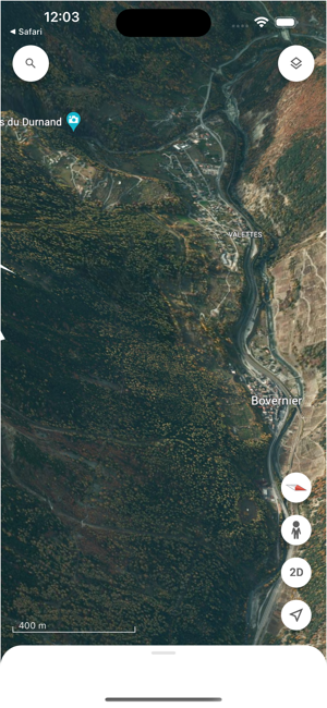 لقطة شاشة لبرنامج Google Earth