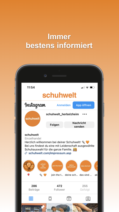 Schuhwelt Screenshot