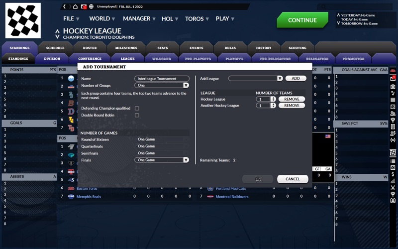 Franchise Hockey Manager 8 Screenshot