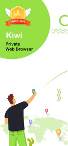 Kiwi - Browser, AdBlocker, VPN screenshot #1 for iPhone