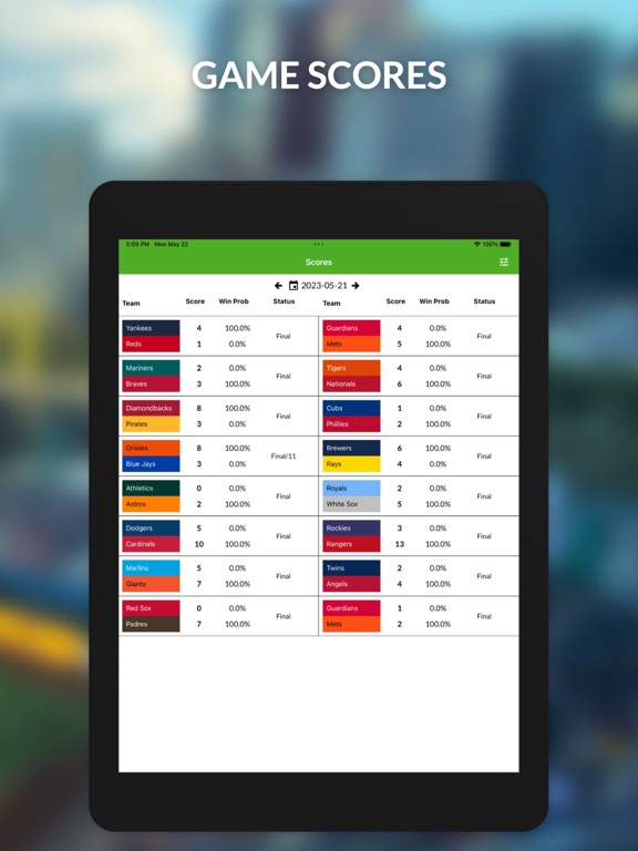 FanGraphs iPad screenshot 5 - Sports app