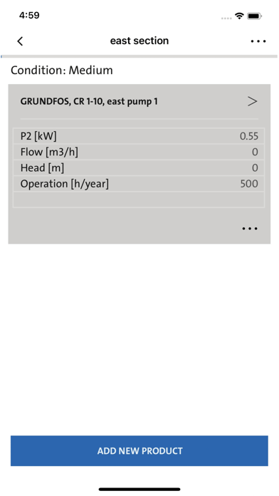 Grundfos Energy Check Tool Screenshot