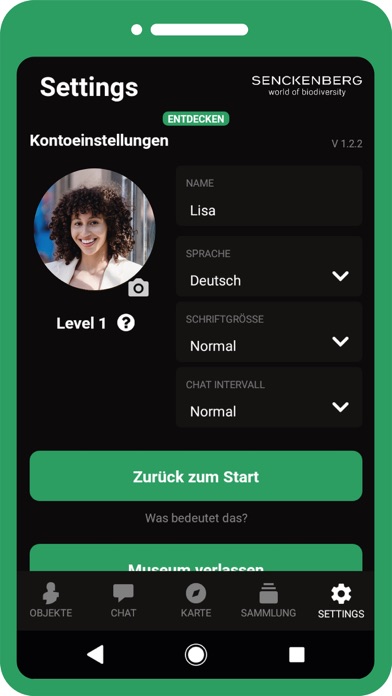 Mein Objekt - Senckenberg Screenshot