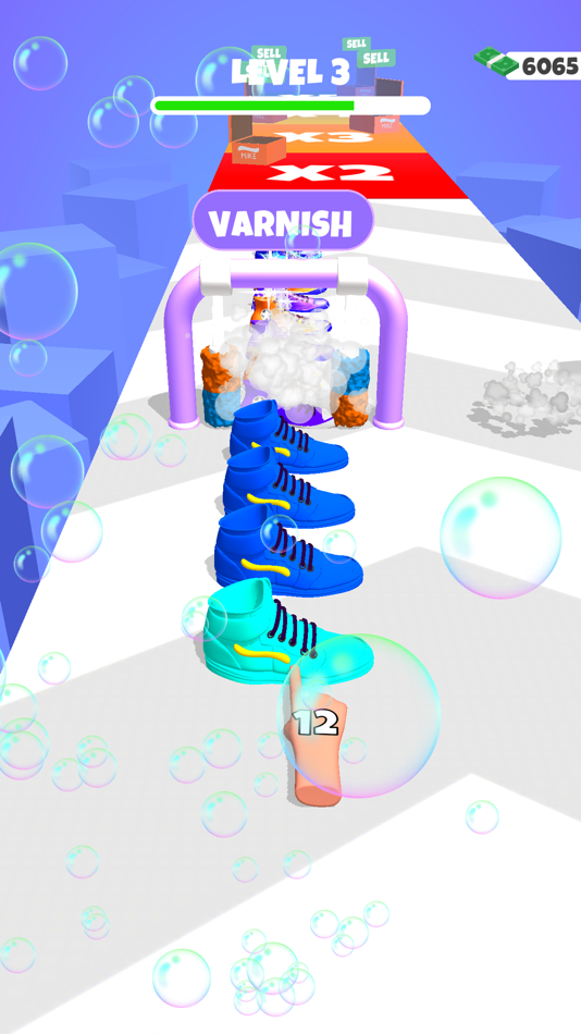 #4. Sneaker Stack 3D (iOS) 由: BOOM GAMES YAZILIM VE TICARET ANONIM SIRKETI
