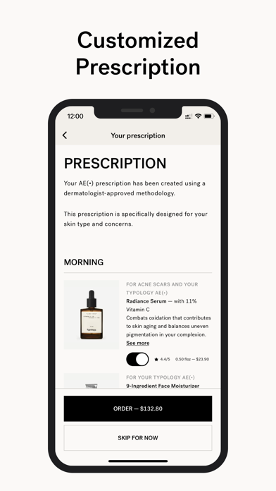 Typology Paris - Skincare Screenshot