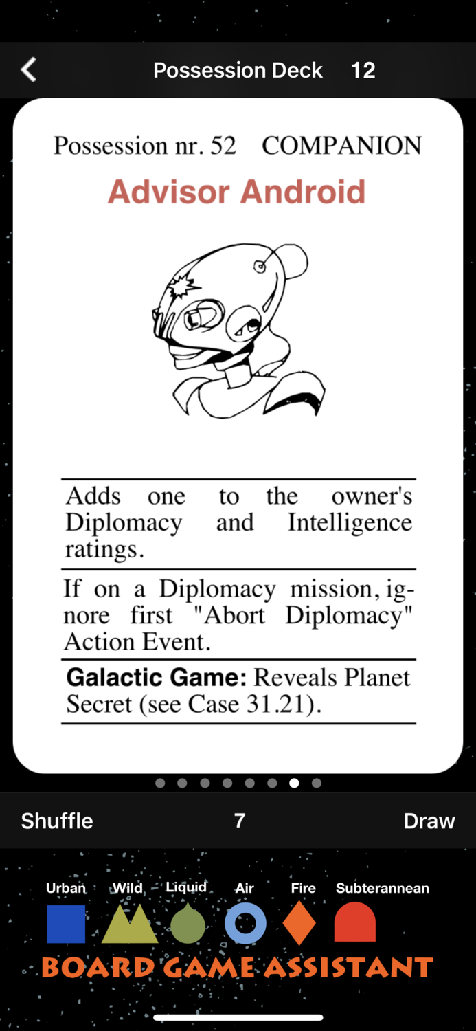 FITG Board Game Assistant