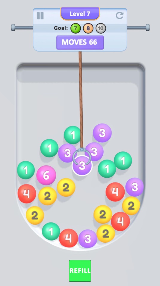 #9. Twenty Balls (iOS) 由: Bugbomb