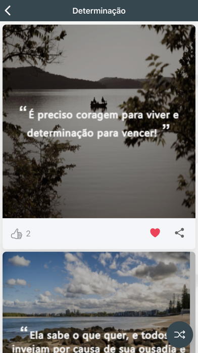 Reflexão Motivação Screenshot