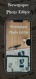 Newspaper Photo Editor screenshot #1 for iPhone