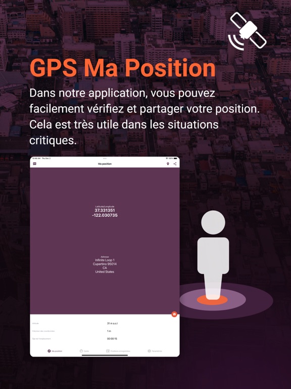 Screenshot #4 pour GPS Ma Position