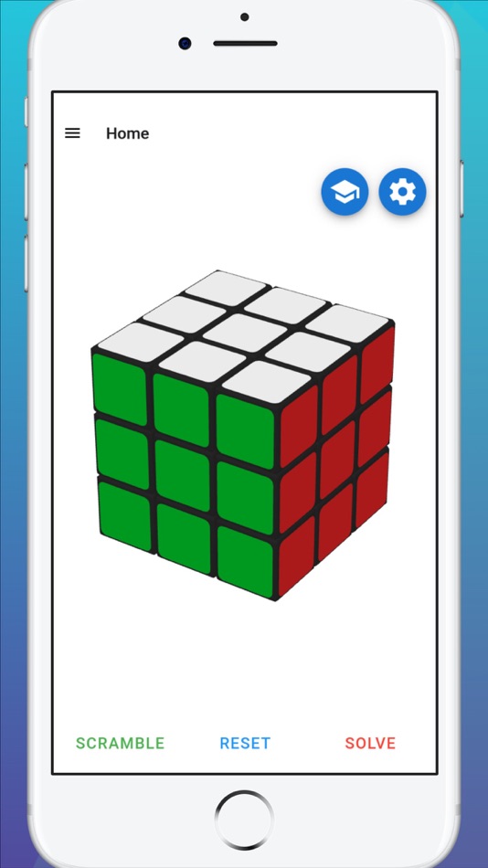 #1. Rubiks Cube Solver-Puzzle App (iOS) بواسطة: Josue Montano