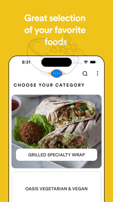 Oasis Grill - Online Ordering Screenshot