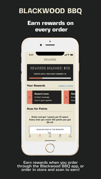 Blackwood BBQ App Screenshot