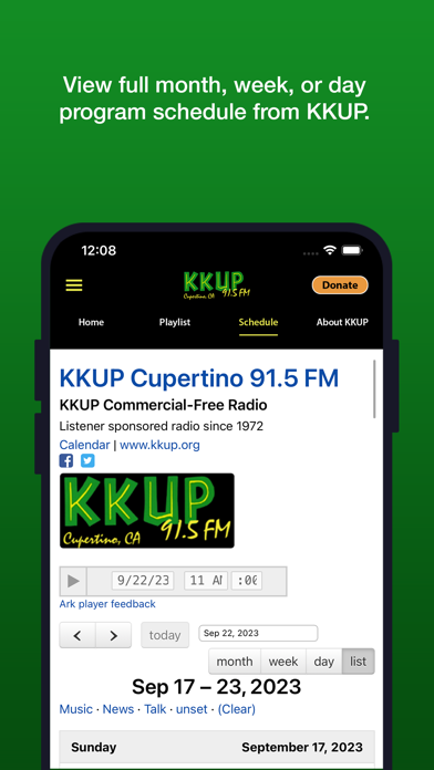 KKUP Screenshot