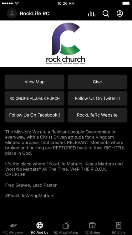 R.O.C.K CHURCH CLE