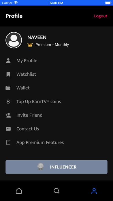 EarnTV® (ETV) Screenshot