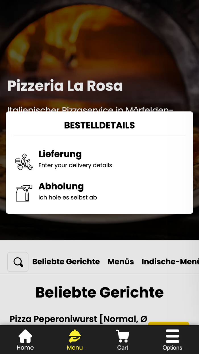 Pizzeria La Rosa Mörf.