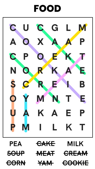 Word Search - Word Find Gamesのおすすめ画像1