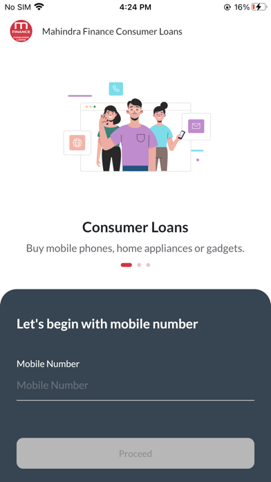 Mahindra Finance Consumer Loan Screenshot
