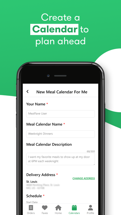 MealFave: Food Delivery & Plan Screenshot