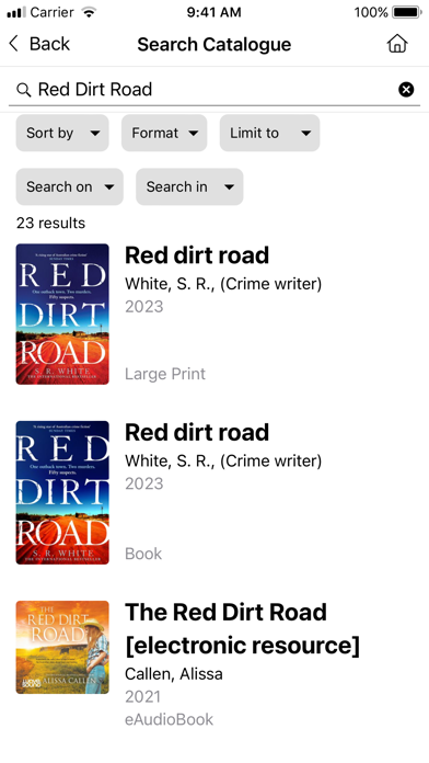 Wollongong City Libraries Screenshot