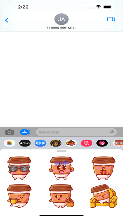Screenshot #3 pour cute coffee cup mascot