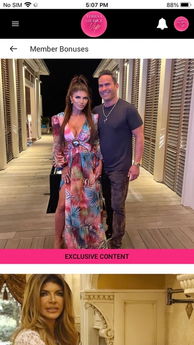 Teresa Giudice VIP Screenshot
