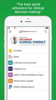 5 minute clinical consult iphone screenshot 1