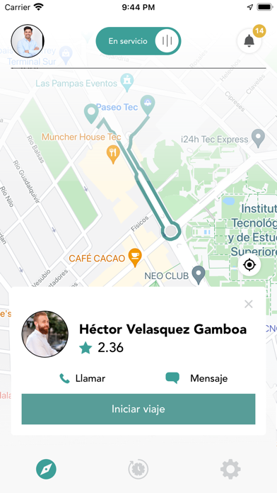 Transportes Arizpe Conductor Screenshot