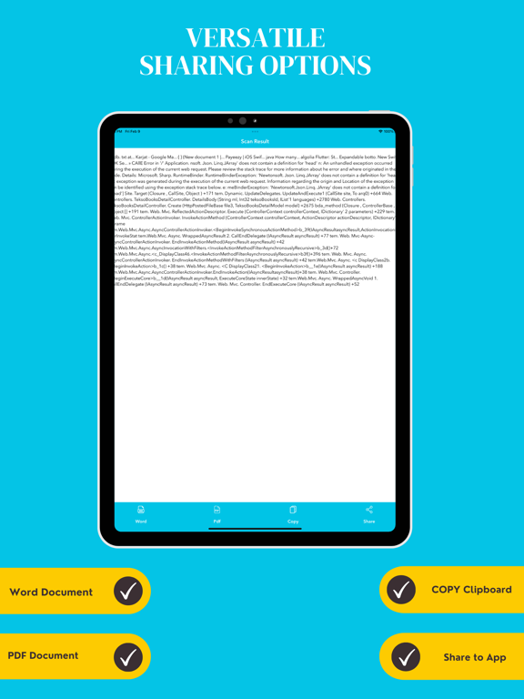 Screenshot #4 pour Text Scan - Image to text