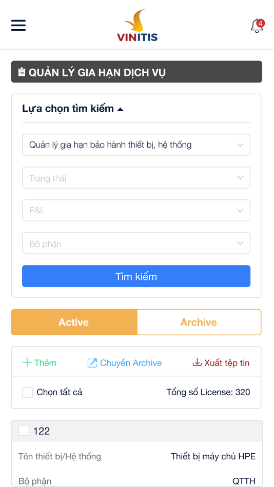 #4. RMS - Renewal Mng System (iOS) Podle: Vingroup Joint Stock Company (Vingroup JSC)