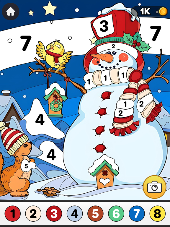 Screenshot #5 pour Christmas Coloring By Numbers