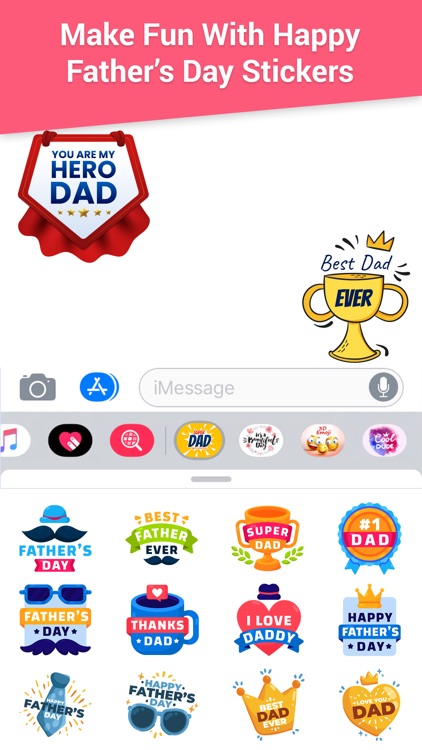 Happy Father's Day Emoji screenshot-3