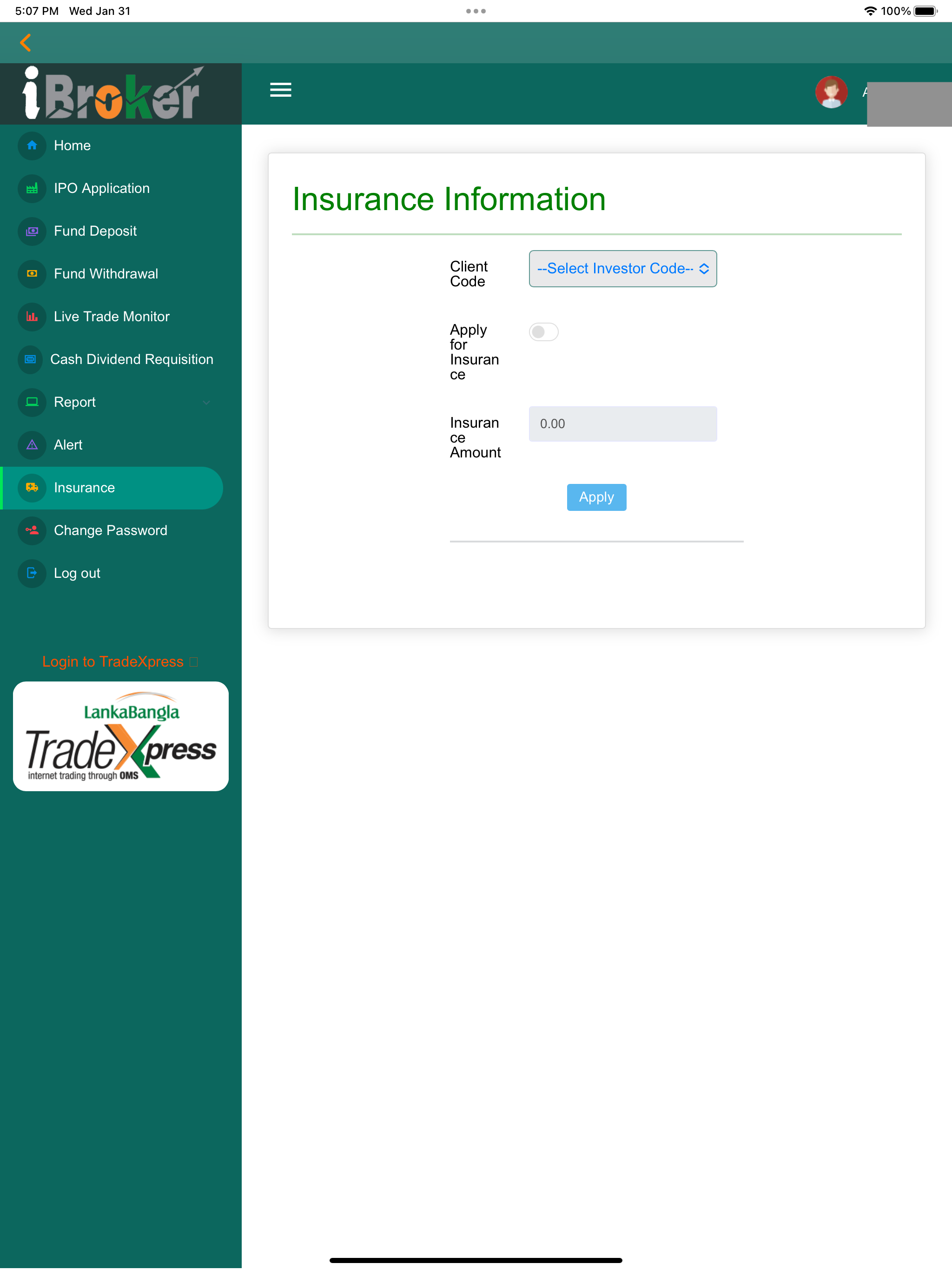 iBroker LBSL