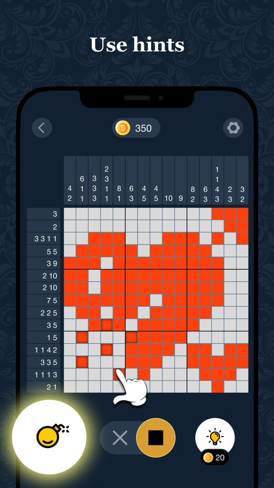 #4. ArtCross: Nonogram Puzzles (iOS) 由: Anna Tikanova