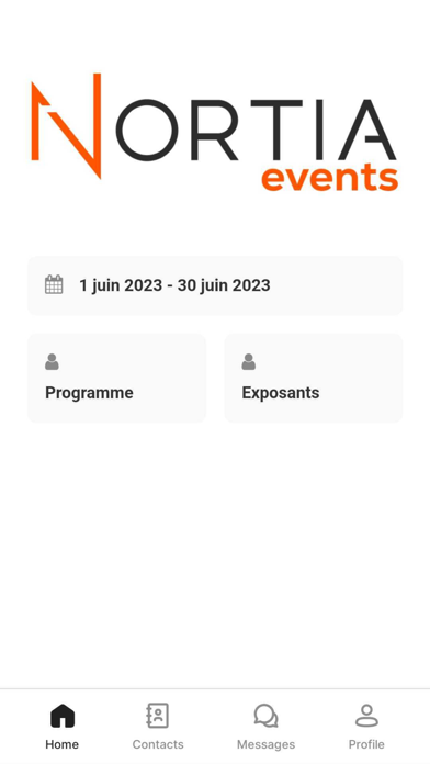 Nortia Events Screenshot